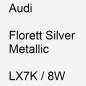 Preview: Audi, Florett Silver Metallic, LX7K / 8W.